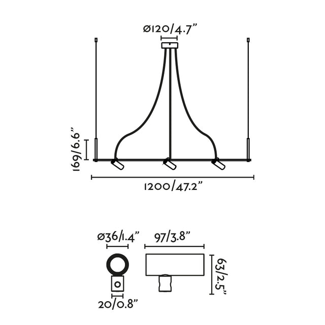 CLAP linear Pendant