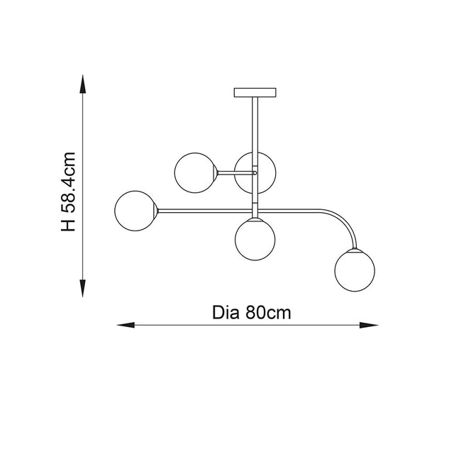 Otto 5lt semi flush