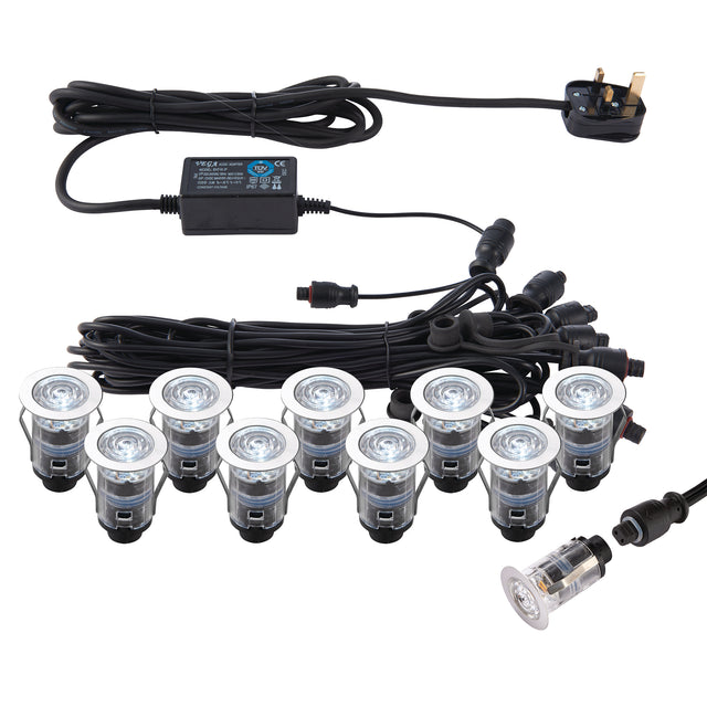 IkonPRO CCT 6500K/Blue 25mm kit IP67 0.75W cct