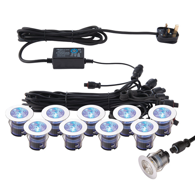 IkonPRO CCT 6500K/Blue 35mm kit IP67 0.75W cct