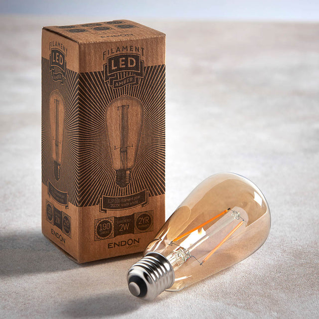 E27 LED filament pear