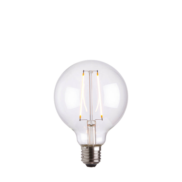 E27 LED filament globe 95mm dia