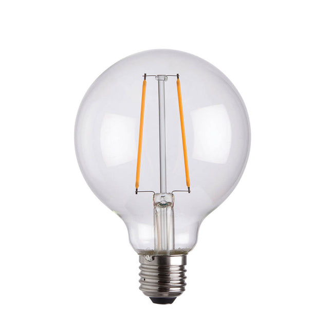 E27 LED filament globe 95mm dia