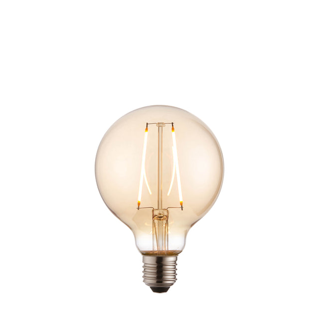 E27 LED filament globe 95mm dia