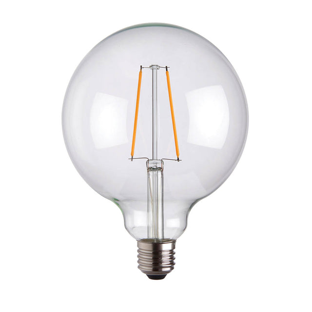E27 LED filament globe 125mm dia