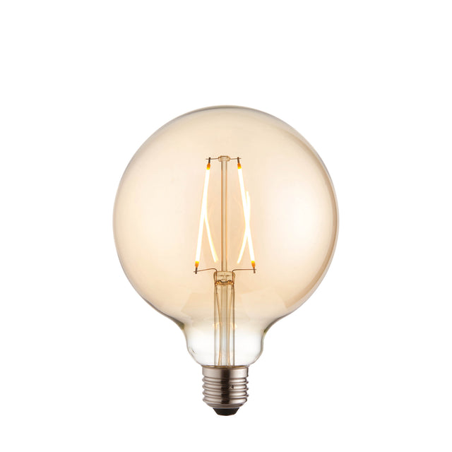 E27 LED filament globe 125mm dia