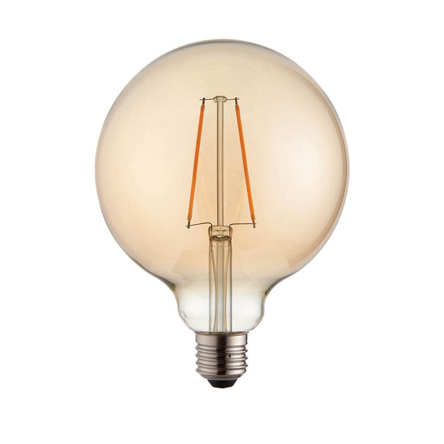 E27 LED filament globe 125mm dia