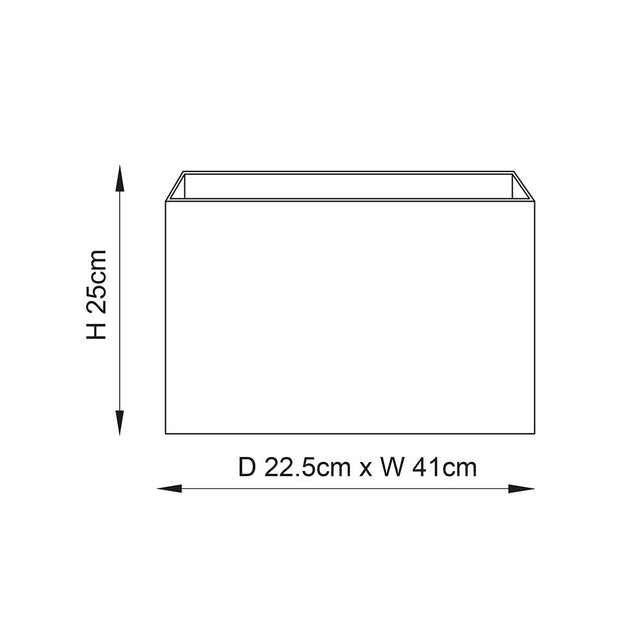 Rectangular 41cm