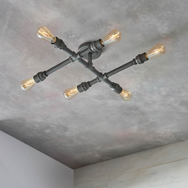Pipe 6lt semi flush