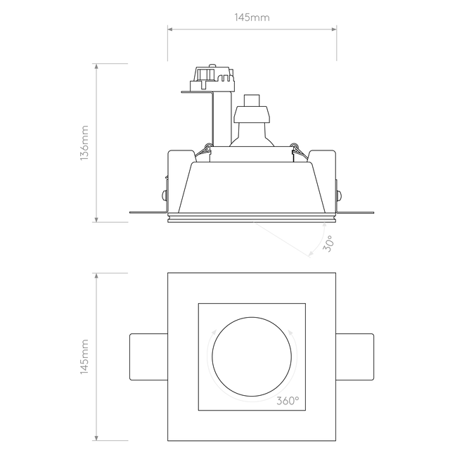 Blanco Square Adjustable