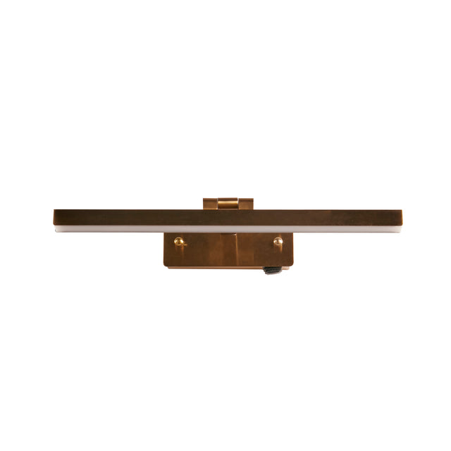 Corfu Picture Light - Satin Brass Metal