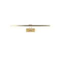 Rhodes Picture Light - Satin Brass Metal