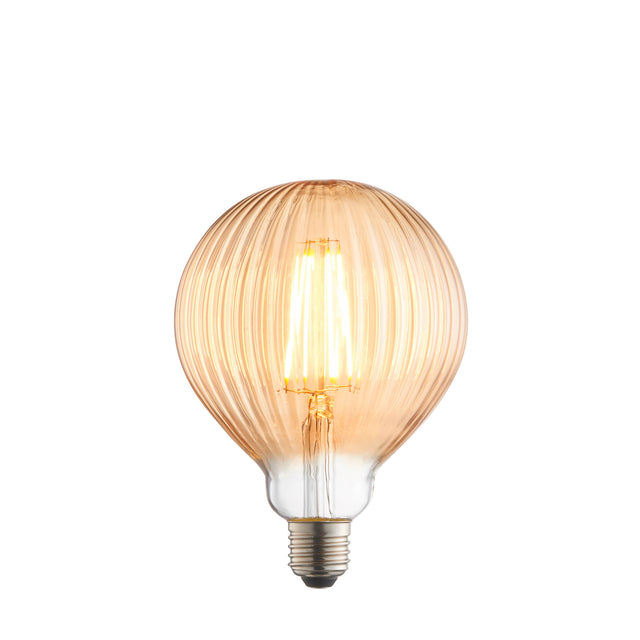 Ribb E27 LED filament 125mm dia
