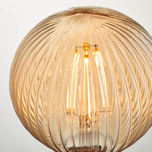 Ribb E27 LED filament 125mm dia