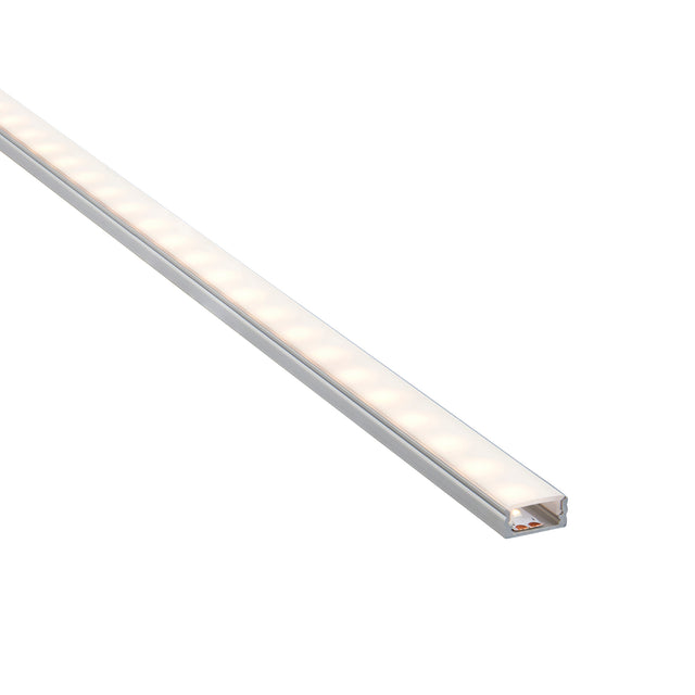RigelSLIM Surface 2m Aluminium Profile/Extrusion Silver