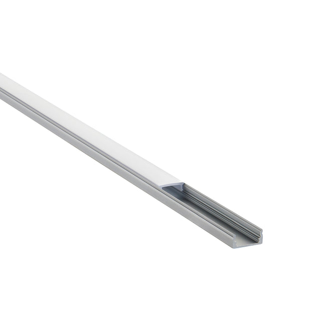 RigelSLIM Surface 2m Aluminium Profile/Extrusion Silver