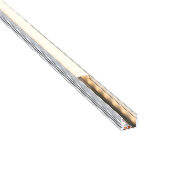 Rigel Surface 2m Aluminium Profile/Extrusion Silver