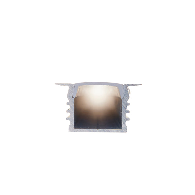 Rigel Recessed 2m Aluminium Profile/Extrusion Silver