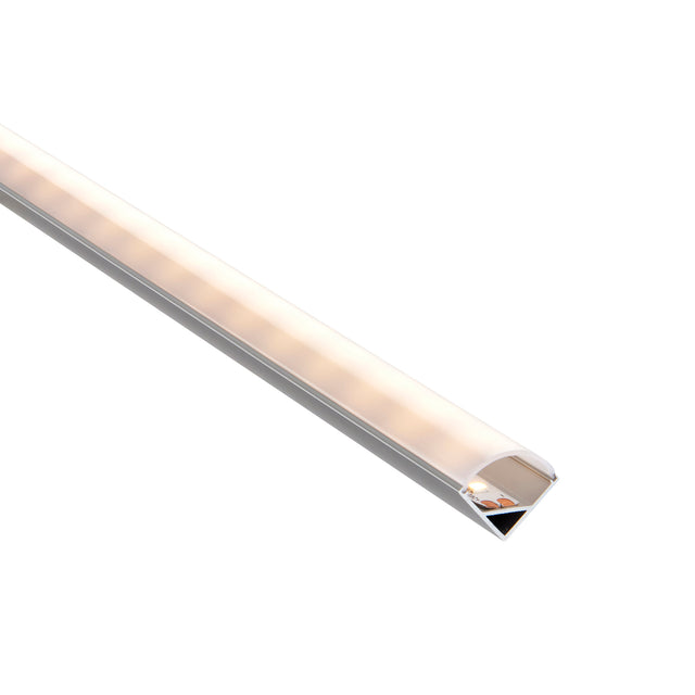 Rigel Corner 2m Aluminium Profile/Extrusion Silver