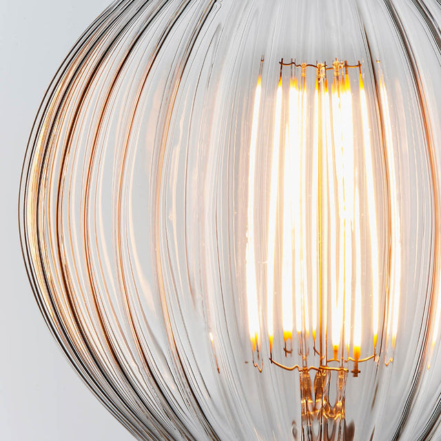 Ribb E27 LED filament 125mm dia