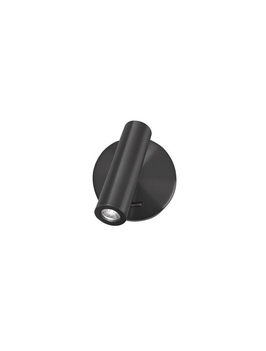 LAREDO Black Aluminium Adjustable Switch On/Off LED Samsung 3 Watt 190Lm 3000K IP20 L: 11 W: 9 H: 11 cm Rotating & Adjustable