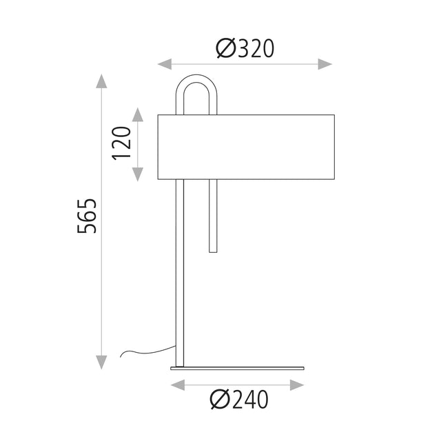 Clip Table lamp