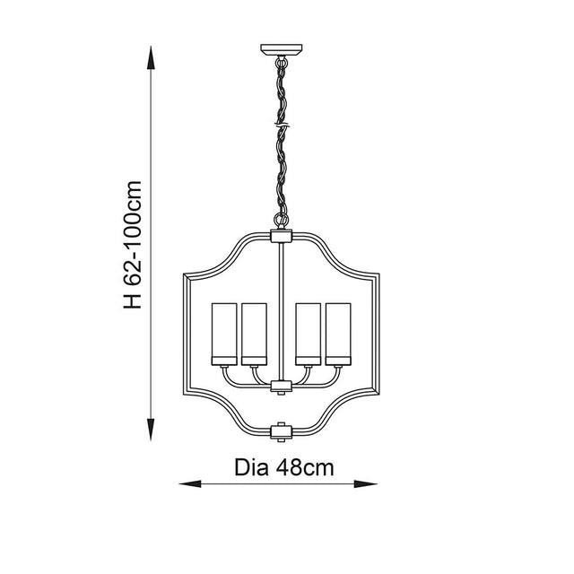 Edrea 4lt pendant