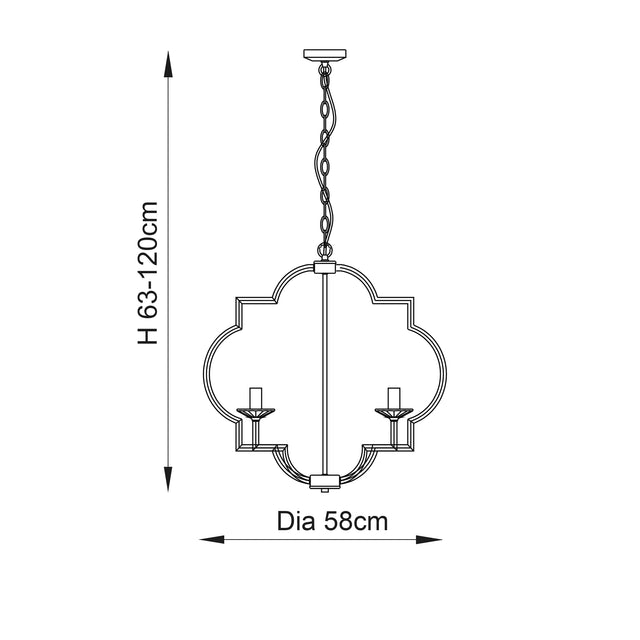 Garland 4lt pendant
