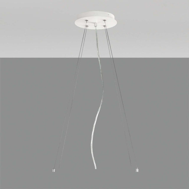 SET CANOPY CABLE TRANSP (3.1m) AND 4 STEEL-WIRES ACCESSORIES(3m) AND FIXINGS Ø 180