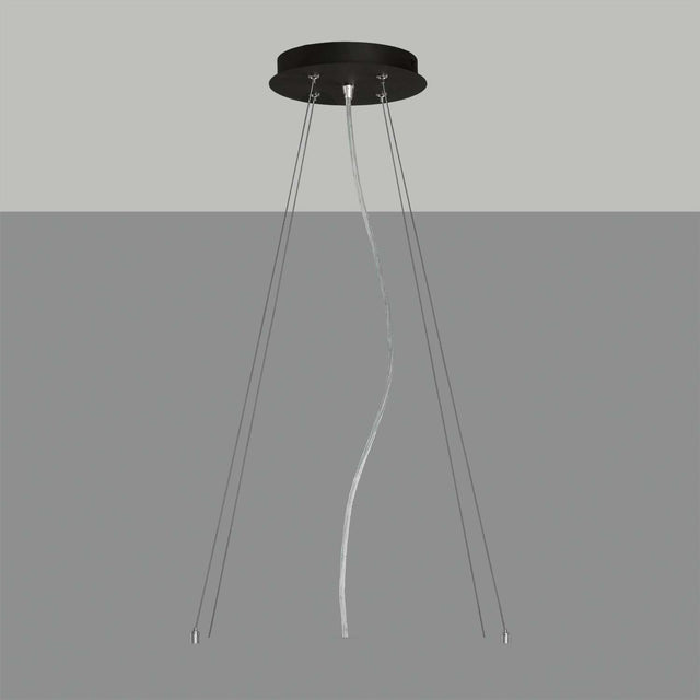 CANOPY TEXTURED DALI TRANSPARENT WHITE (3.1m) 4 STEEL WIRES (3m) CANOPY Ø180