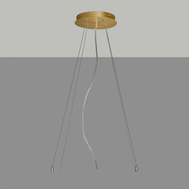 CANOPY TEXTURED DALI TRANSPARENT WHITE (3.1m) 4 STEEL WIRES (3m) CANOPY Ø180