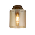 Sweden 1Lt Flush - Mocha Metal & Amber Glass