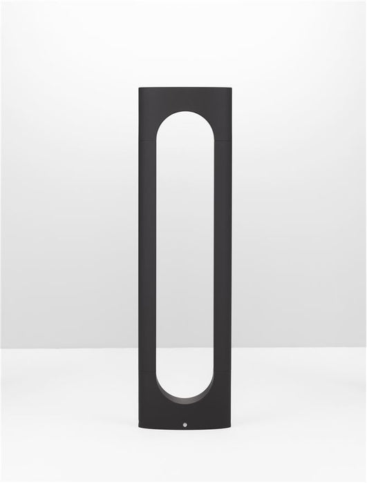 PORTAL Black Aluminium & Acrylic LED 13.5 Watt 890Lm 3000K 220-240 Volt Beam Angle 296º IP54 L: 17.8 W: 6.9 H: 65 cm