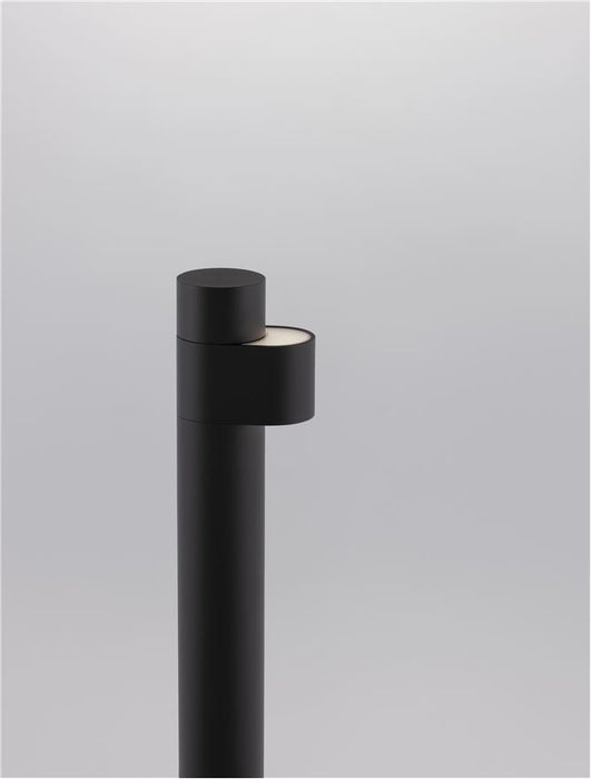 ADURO Black Aluminium & Acrylic LED 7.6 Watt 460Lm 3000K 200-240 Volt Beam Angle 78º IP54 D: 7.5 W: 11.7 H: 65 cm