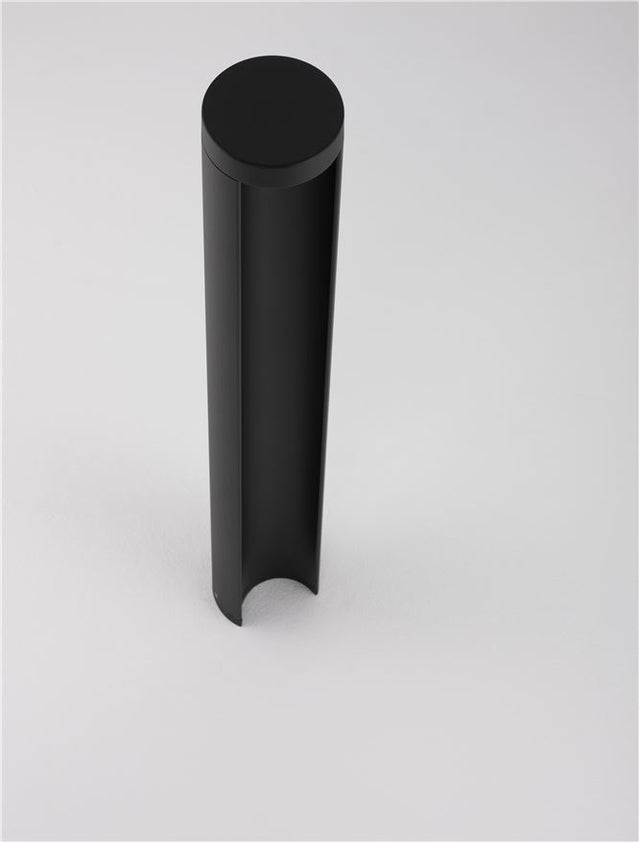 TIEN Black Aluminium & Clear Glass LED 8.5 Watt 470Lm 3000K 200-240 Volt Beam Angle 55º IP54 D: 9 H: 65 cm