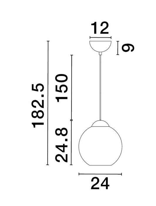 MIDORI Matt Black Metal & Dark Green Glass LED E27 1x12 Watt 230 Volt IP20 Bulb Excluded D: 24 H1: 24.8 H2: 183.8 cm Adjustable height