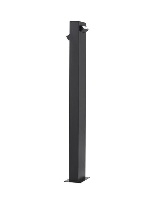 ZELDA Black AIuminium & Anti-Glare Acrylic Diffuser LED 9 Watt 571Lm 3000K 100-240V IP65 L: 12 W: 9.4 H: 80 cm