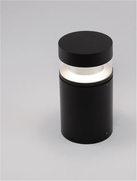 TALA Black Aluminium & Acrylic LED 12 Watt 594Lm 3000K 100-240V Beam Angle 180º IP54 D: 13.4 H: 25 cm