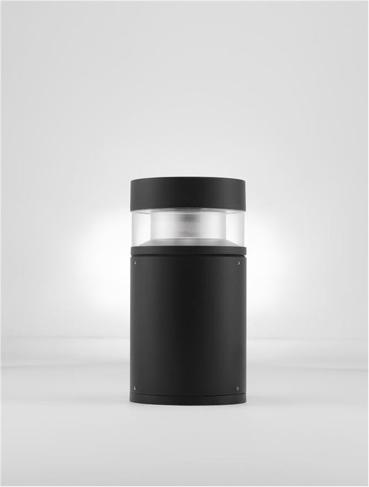 TALA Black Aluminium & Acrylic LED 12 Watt 594Lm 3000K 100-240V Beam Angle 180º IP54 D: 13.4 H: 25 cm