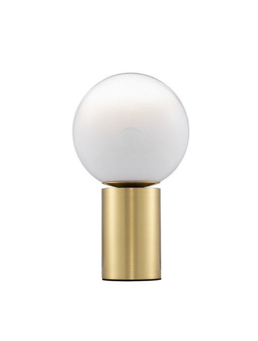 VITA Brass Gold Metal & Gradient White Glass LED E27 1x12 Watt 230 Volt IP20 Bulb Excluded Cable Length: 190 cm D: 20 H: 35.5 cm