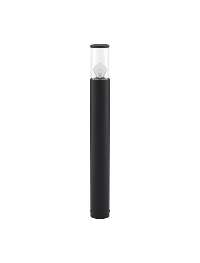 ZOSIA Dark Grey Aluminum & Clear Acrylic Diffuser LED E27 1x12 Watt 220-240 Volt Bulb Excluded IP65 D: 9 H: 80 cm