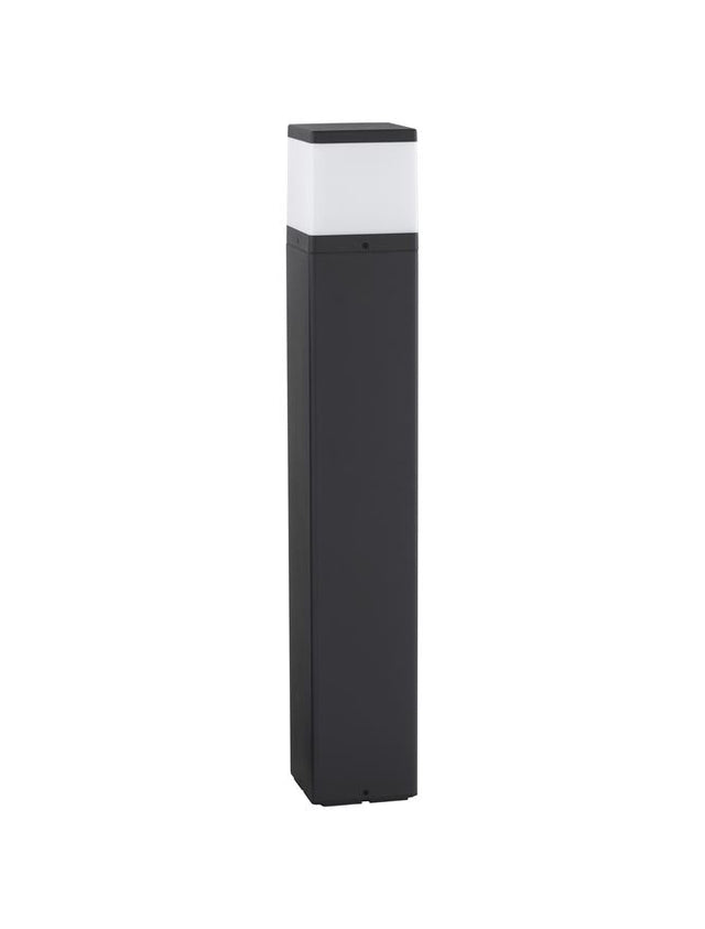 FERRON Dark Grey Aluminum & Clear Acrylic Diffuser LED E27 1x12 Watt 220-240 Volt Bulb Excluded IP65 L: 13 W: 13 H: 80 cm