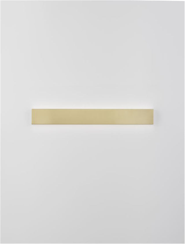 SELINE Gold Aluminium LED 20 Watt 230 Volt 1478Lm 3000K IP44 L: 60 W: 2.7 H: 7.5 cm