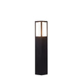 Avenue Outdoor Post - Black Metal & Matt White Polycarbonate