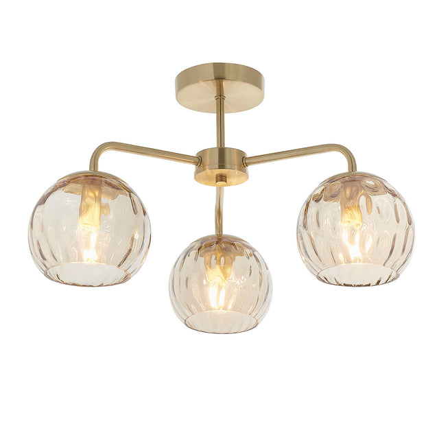 Dimple 3lt semi flush