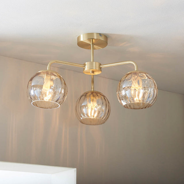 Dimple 3lt semi flush