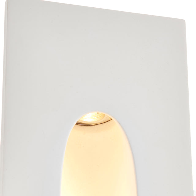 Zeke rectangular 1.6W warm white