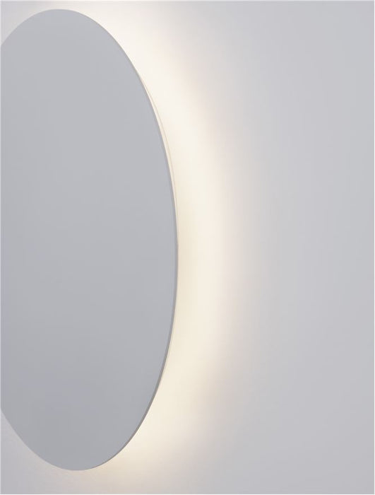 CYRCLE Sandy White Aluminiun & Acrylic LED 22.5 Watt 230 Volt 2300Lm 3000K IP20 D: 30 W: 3.2 H: 30 cm
