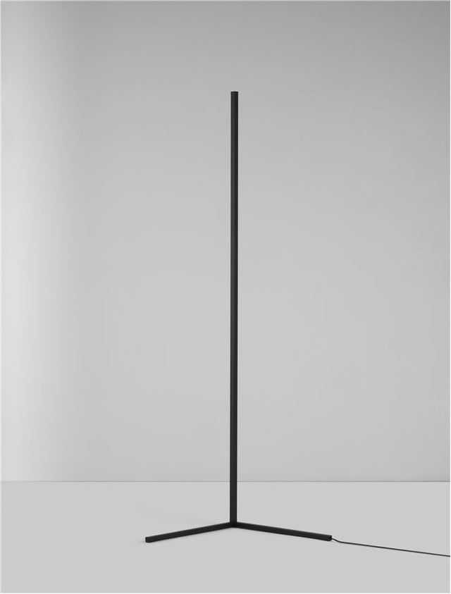 V-LINE Dimmable Sandy Black Aluminium & Acrylic LED 18 Watt 230 Volt 1700Lm 3000K IP20 L: 58.5 W: 39.8 H: 140.5 cm