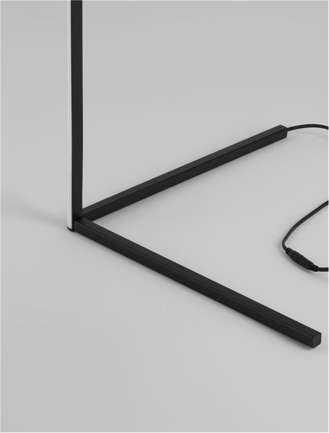 V-LINE Dimmable Sandy Black Aluminium & Acrylic LED 18 Watt 230 Volt 1700Lm 3000K IP20 L: 58.5 W: 39.8 H: 140.5 cm